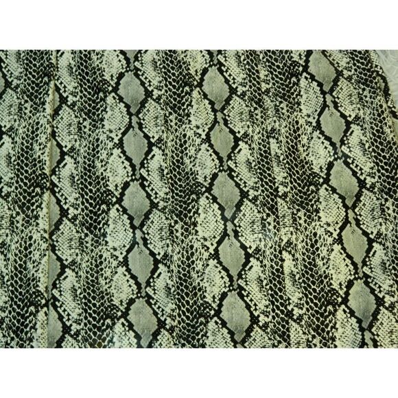 I. AM. GIA Dress Black White Snakeskin Corset Bodice Mini Dress Size Large - Picture 8 of 16